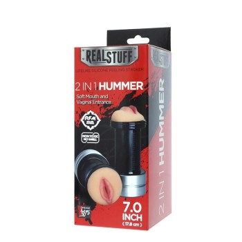 REALSTUFF 2 IN 1 HUMMER -Masturbator Vagina und Mund- 2