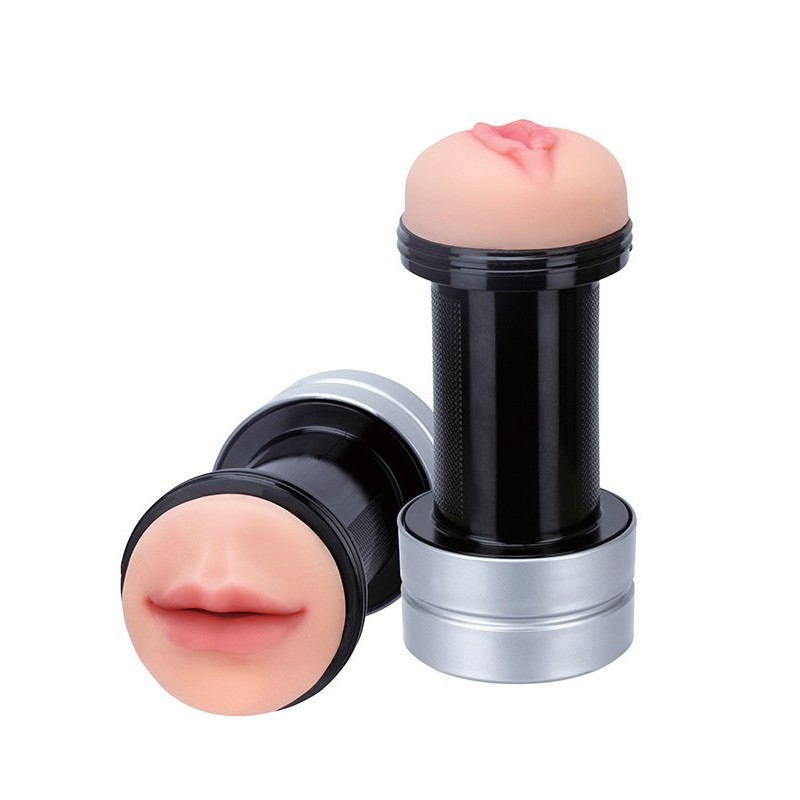 REALSTUFF 2 EM 1 HUMMER -masturbador vagina e boca-