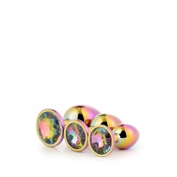 GLEAMING LOVE MULTICOLOR PLUG SET di gioielli