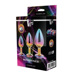GLEAMING LOVE MULTICOLOR PLUG SET di gioielli