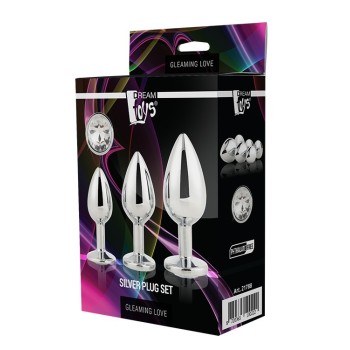 SCINTILLANTE AMORE SILVER PLUG SET di gioielli in argento 2