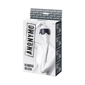 Máscara de couro vegana preta ANONYMO by A-TOYS 2