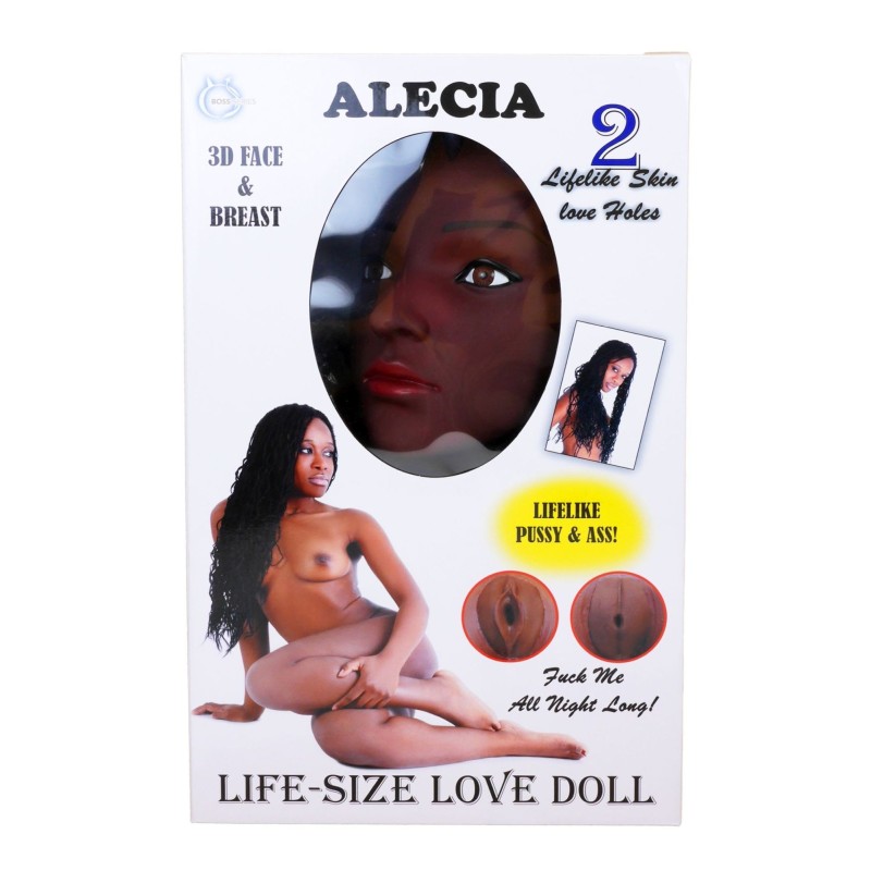 Alecia doll - 3D face - vagina and anus cyberskin - with vibration