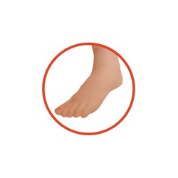 Muñeca Angelina - cara, pies y manos 3D - vagina y ano ciberskin - con vibración