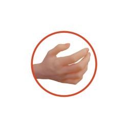 Muñeca Angelina - cara, pies y manos 3D - vagina y ano ciberskin - con vibración