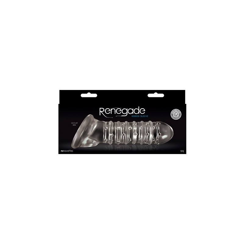 RENEGADE RIBBED EXTENSION CLEAR - Transparente Abdeckung