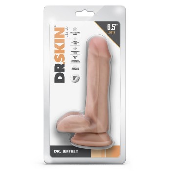 DR JEFFREY 6,5" REALISTISCHER DILDO MIT HODEN 16,5x3,2cm 2