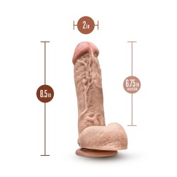 MR. D 8,5" REALISTISCHER DILDO MIT HODEN 21,6x5cm