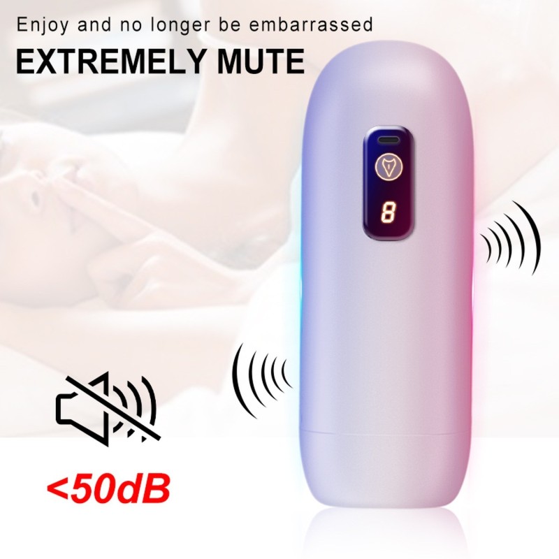 Anus de masturbateur rechargeable, 8 modes de vibration, avec voix. Masturbateur Ciberskin