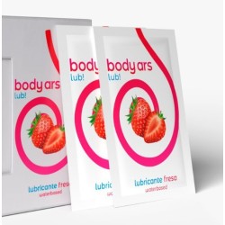1000 Monodosis Fresa Lubricante Body Ars base de agua - sobre 4 ml