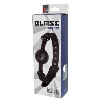 Gag boule noire respirante - BLAZE 2