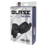 Black ankle handcuffs with black metal chain of 12cm- BLAZE