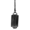 Black ankle handcuffs with black metal chain of 12cm- BLAZE