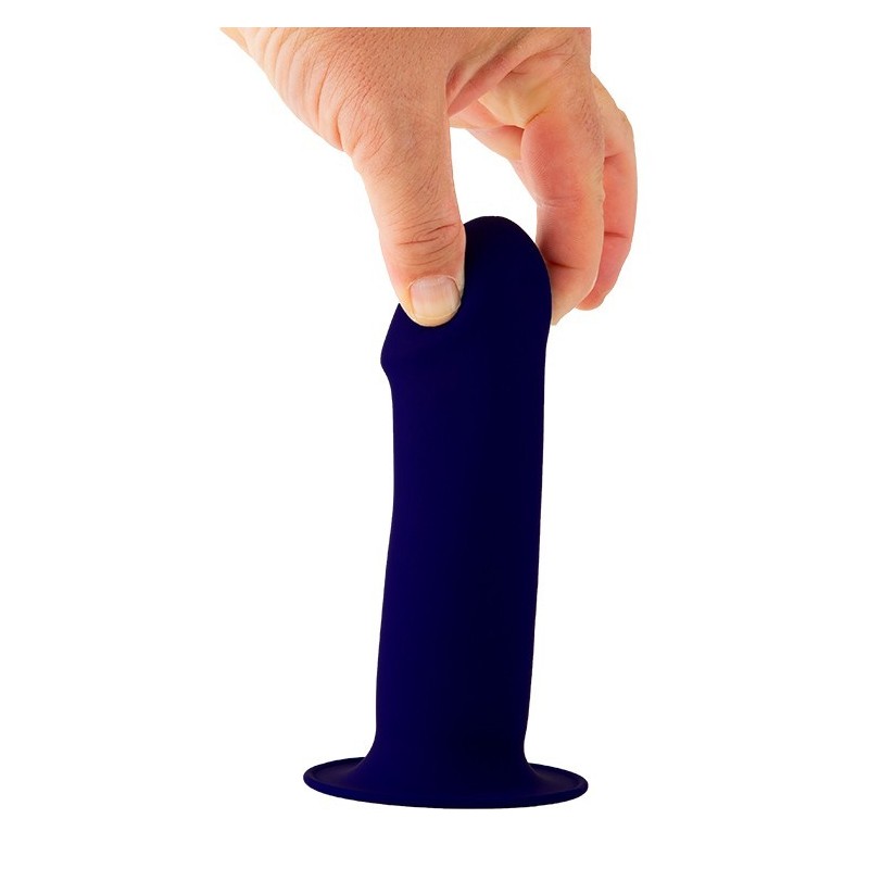 SOLID LOVE PREMIUM THICK DILDO AZUL - 18x5cm Termorreactivo