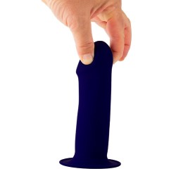 SOLID LOVE PREMIUM THICK DILDO AZUL - 18x5cm Termorreactivo