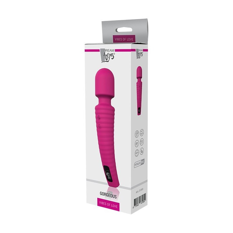 VIBES OF LOVE GORGEOUS MAGENTA . Recargable - 28 modos