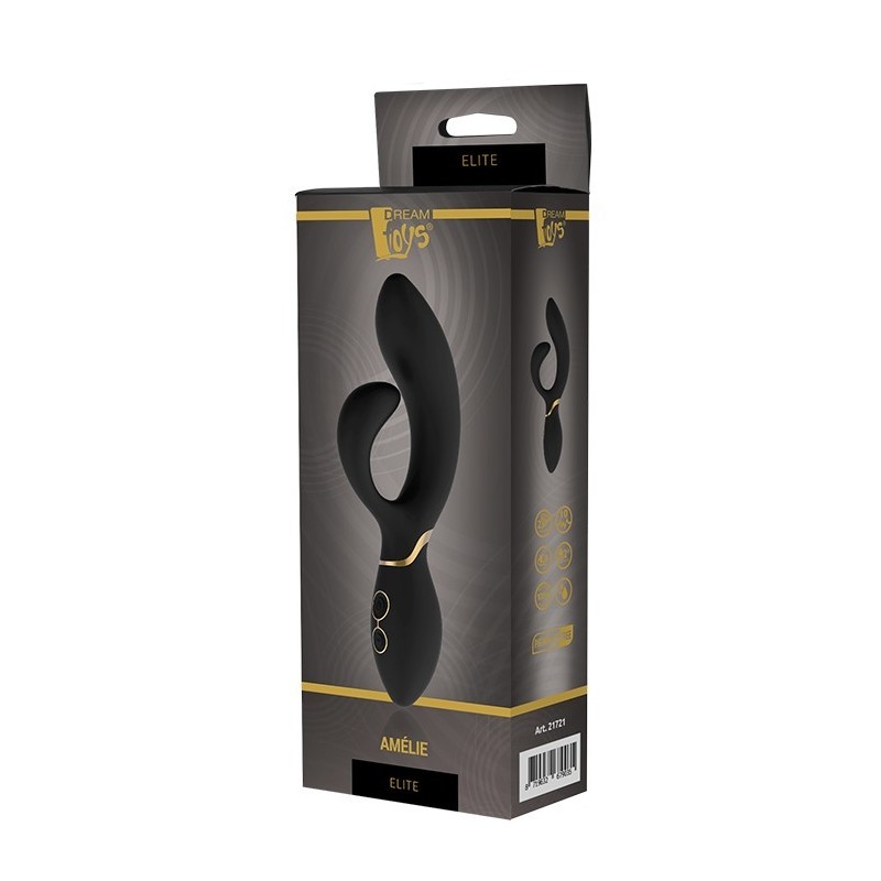 ELITE AMELIE. Double vibrator, 2 motors. Rechargeable