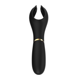 ÉLITE MAUVAISE. Masturbateur pour homme. 2 moteurs. Rechargeable. 10 modes