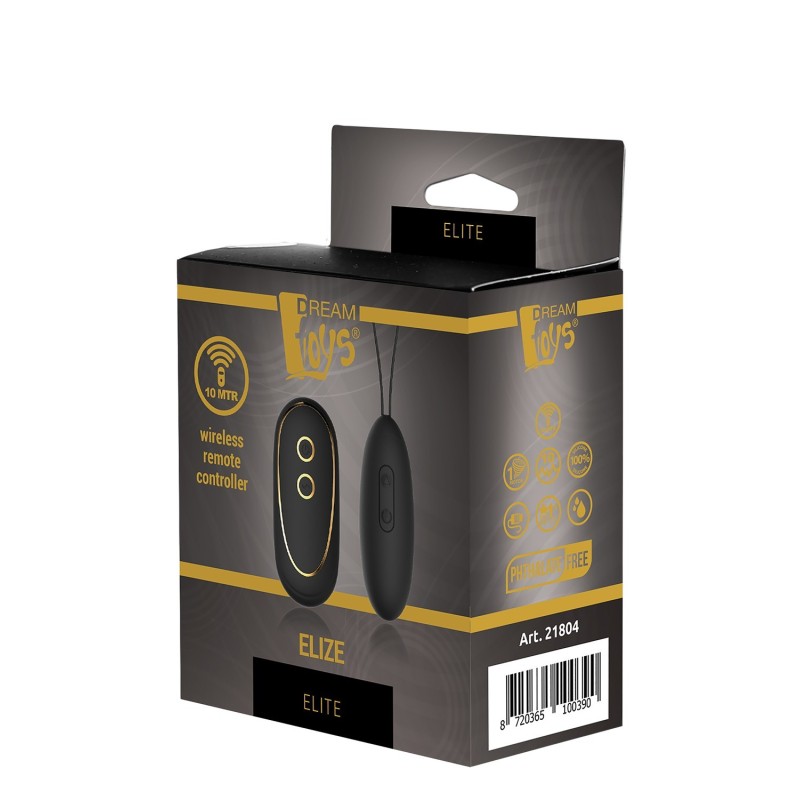 ELITE ELIZE. Double vibrator, 2 motors. Remote control. Rechargeable