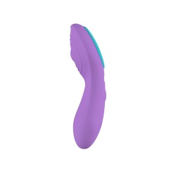 Panty Morado - Tanga Vibrador 24 modos Control remoto recargable - Party Toys