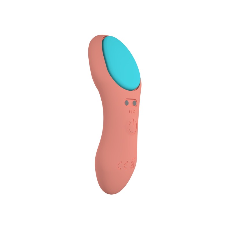 Panty Coral - Thong Vibrator 24 Modes Rechargeable Remote Control - PARTY TOYS