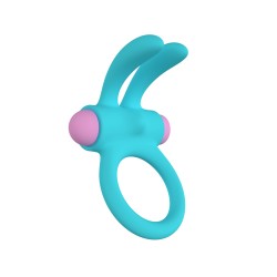 Riny Blue - Anneau vibrant 24 modes Télécommande rechargeable - PARTY TOYS