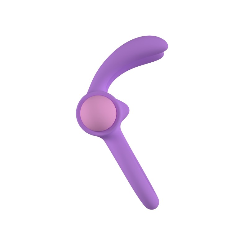 Purple Riny - Anneau vibrant 24 modes Télécommande rechargeable - PARTY TOYS