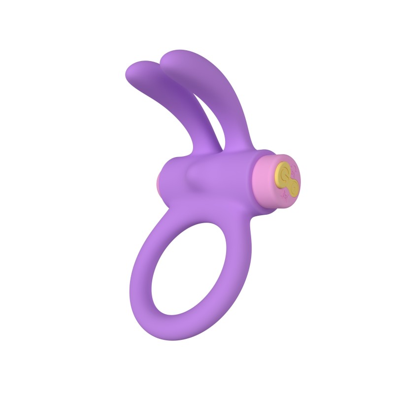 Riny Morado - Anilla Vibradora 24 modos Control remoto recargable - Party Toys