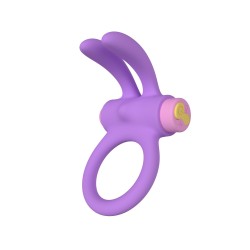 Purple Riny - Anel Vibratório 24 modos de Controle Remoto Recarregável - PARTY TOYS