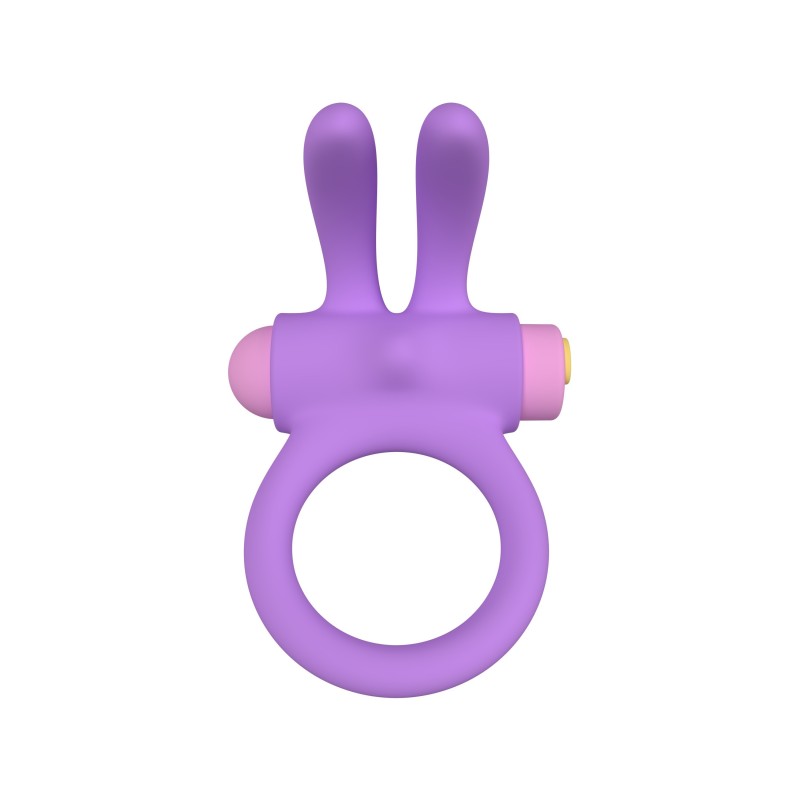 Purple Riny - Vibrating Ring 24 modes Rechargeable Remote Control - PARTY TOYS