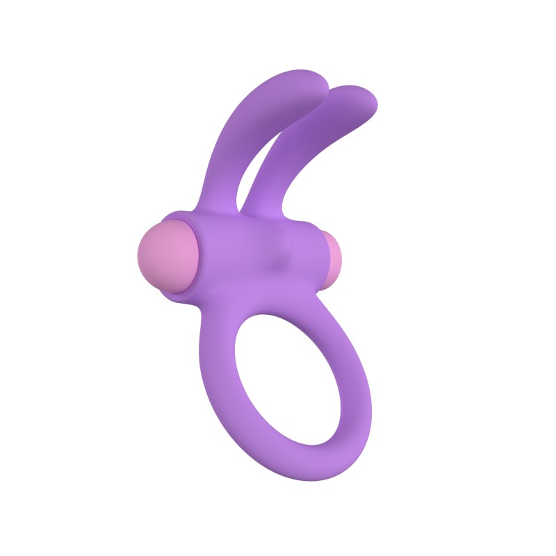 Purple Riny - Vibrating Ring 24 modes Rechargeable Remote Control - PARTY TOYS