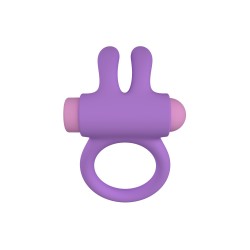 Purple Riny - Vibrating Ring 24 modes Rechargeable Remote Control - PARTY TOYS