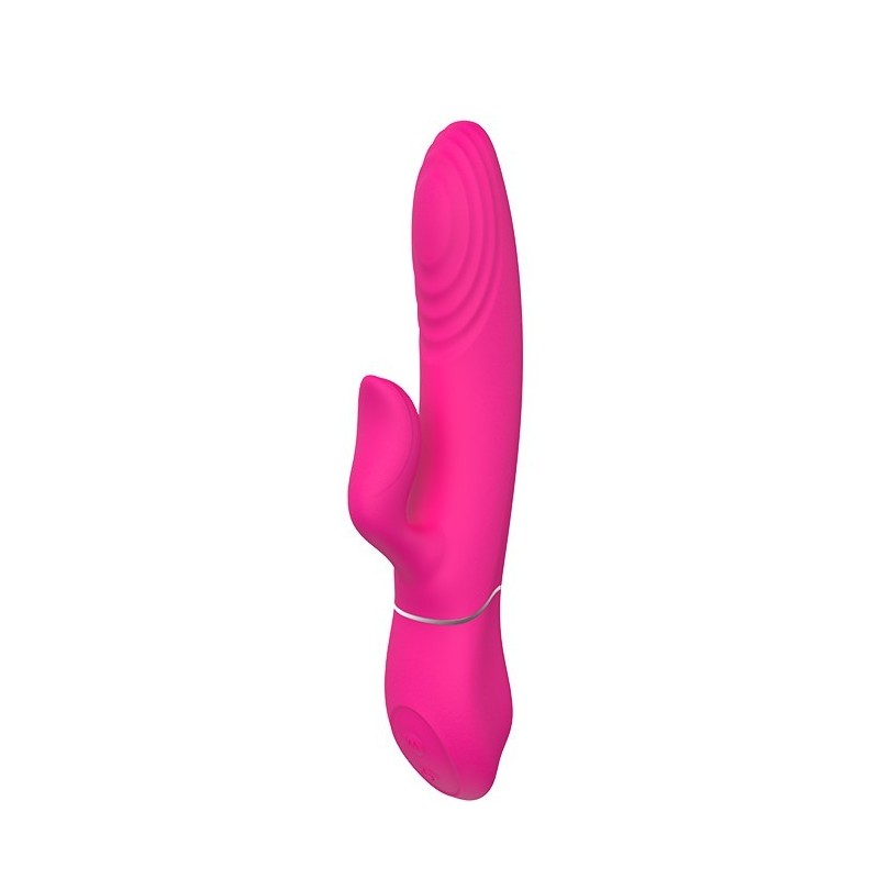 VIBRAZIONI D'AMORE DUO THRUSTER. Modalità 9 + 9 - funzione push e doppio vibratore. Ricaricabile