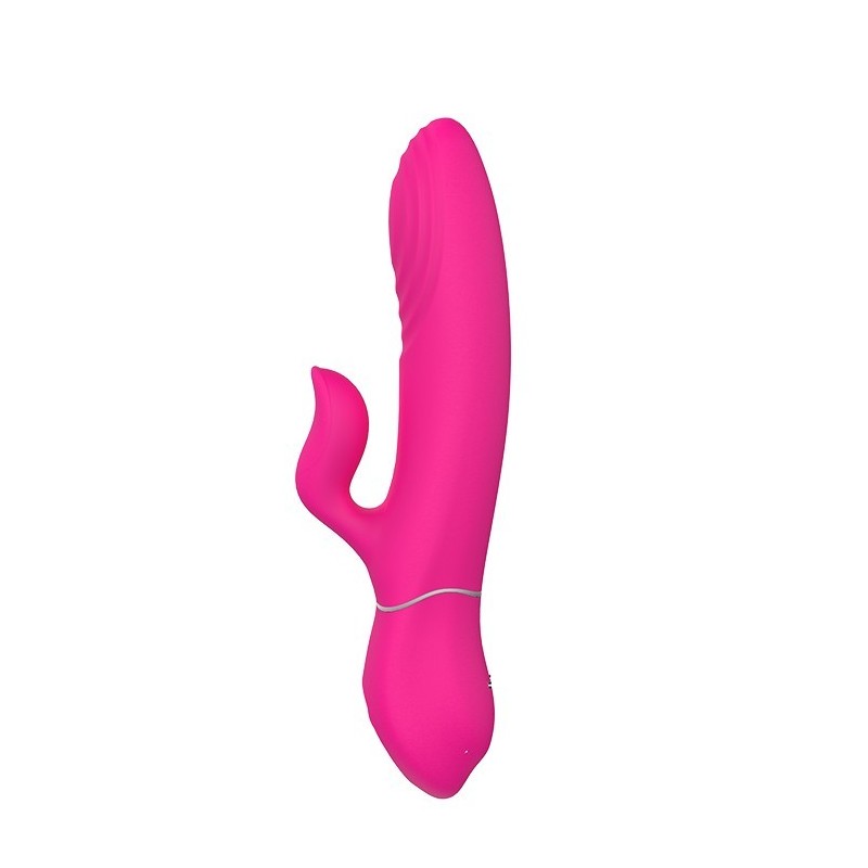 VIBES OF LOVE DUO THRUSTER. 9+9 modos - función empuje y Vibrador doble. Recargable