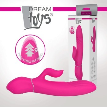 VIBES OF LOVE DUO THRUSTER. 9+9 modes - push function and Double vibrator. Rechargeable 2