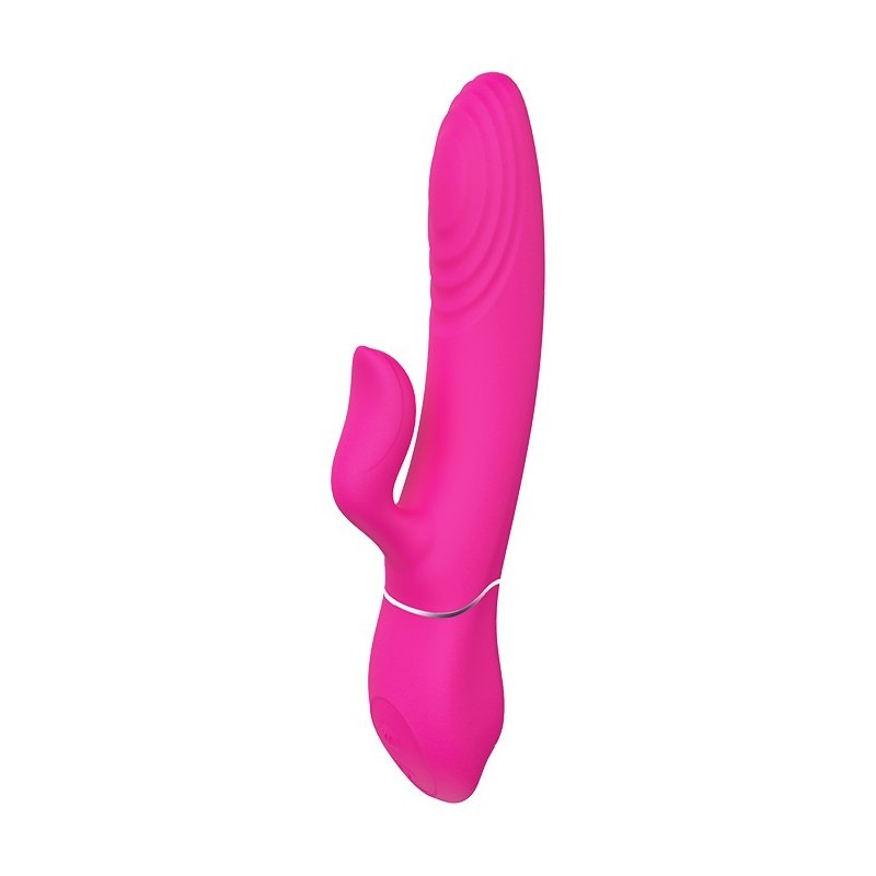 VIBES OF LOVE DUO THRUSTER. 9+9 modos - función empuje y Vibrador doble. Recargable