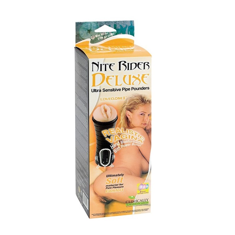 NITE RIDER DELUXE VAGINA LOVECLONE II COM VIBRAÇÃO