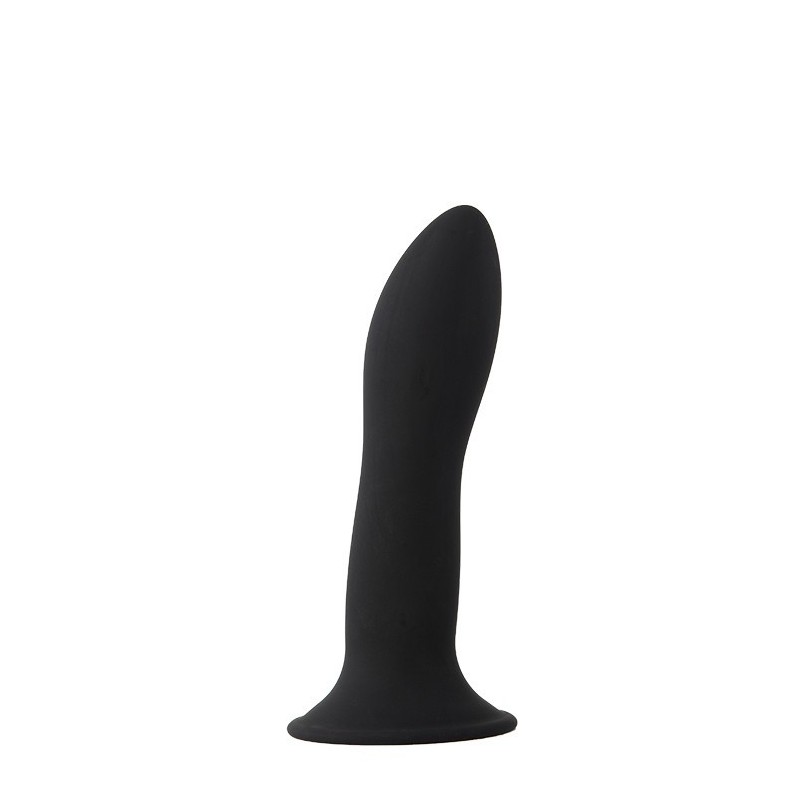 SOLID LOVE PREMIUM SILIKON DILDO SCHWARZ - Thermoreaktiv