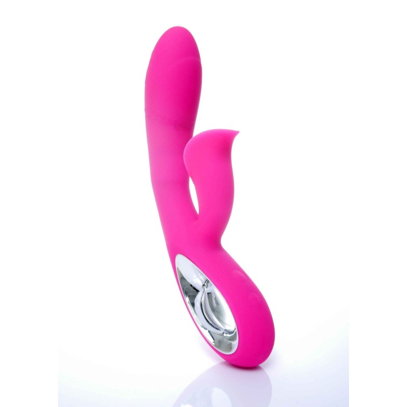 DARO - Vibrador Doble Rosa Recargable 12 modos