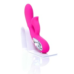 DARO - Vibratore Doppio Rosa Ricaricabile 12 Modalità