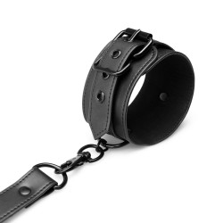 Hogtie con esposas para las manos y los tobillos - Negro