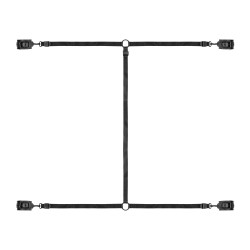 Set de Amarre bajo cama - Negro