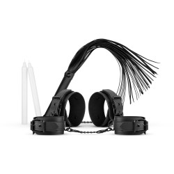 5-Piece Kinky Bondage Set - Black