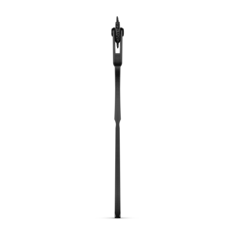 Roue cannelée en aluminium - Noir