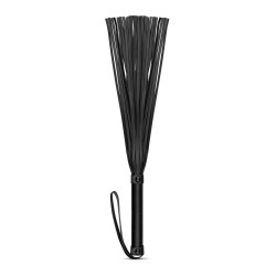 Fouet en simili cuir - 45cm - Noir