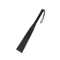 Fouet en simili cuir - 45cm - Noir