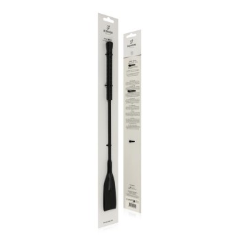 Fusta flexible de cuero sintético - 45cm - Negro 2