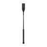 Colheita de equitação de couro sintético flexível - 45cm - Preto