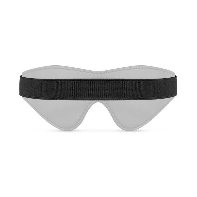 Faux leather eye mask - Black - 45cm - Black