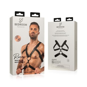 Rocco Bondage Harness - Schwarz 2
